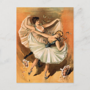 Carte postale Deux Ballerinas
