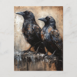 Carte Postale Deux Belles Corneilles