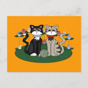 Carte Postale Deux chats