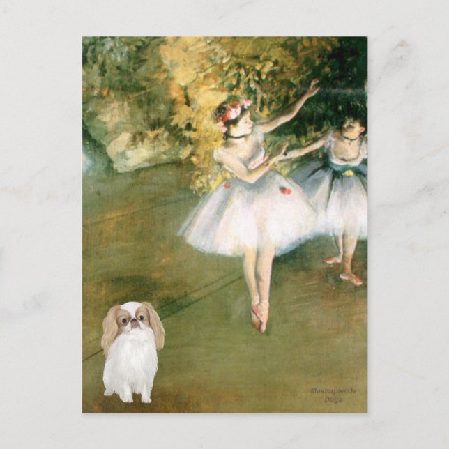 Carte Postale Deux Danseurs - Japonais Chin (L1) (Devant)