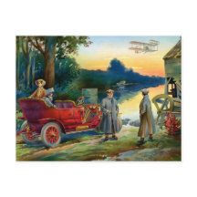 Deux femmes en automobile, 1910