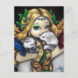 Carte postale "Deux furets"