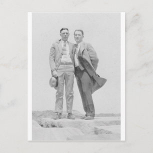 Carte Postale Deux hommes sur les rochers