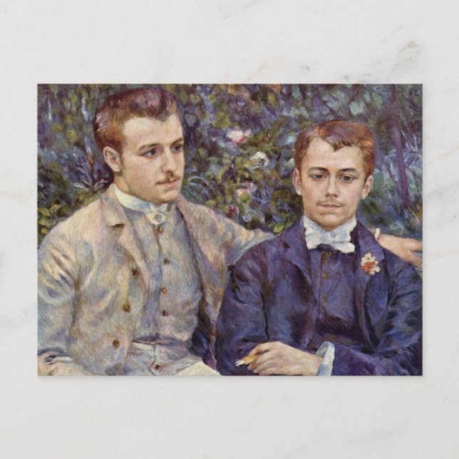 Carte Postale Deux jeunes hommes (Devant)