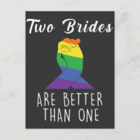 Deux mariées Lesbienne Mariage Party égalité des d
