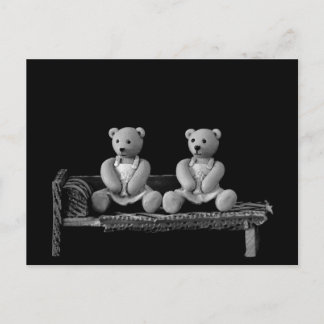 Carte Postale Deux Nounours