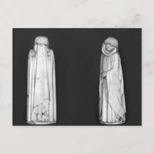 Carte Postale Deux personnes en deuil