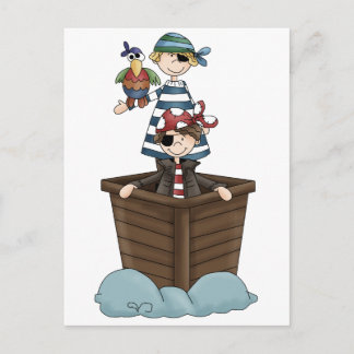 Carte Postale Deux pirates