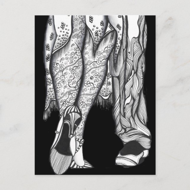 Carte Postale Deux pour Tango (Devant)