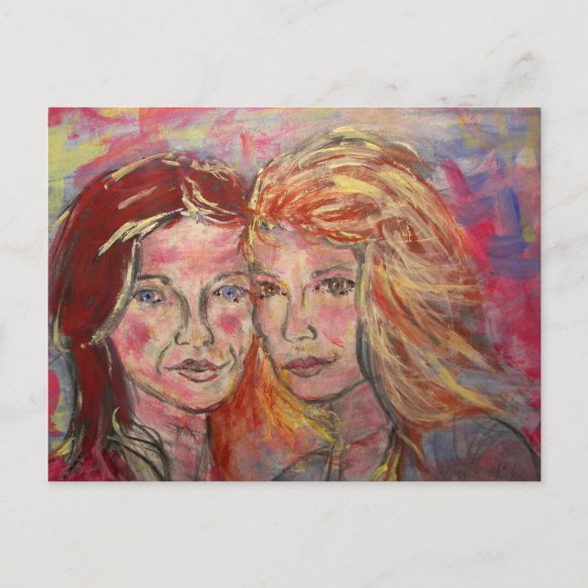 Carte Postale Deux Soeurs (Devant)