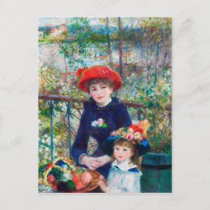 Carte Postale Deux Soeurs - Renoir Impressionniste Peinture 1881