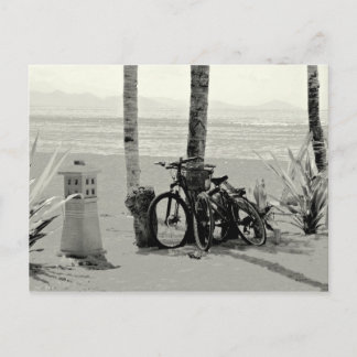 Carte Postale Deux vélos sur Sanur Beach à Bali