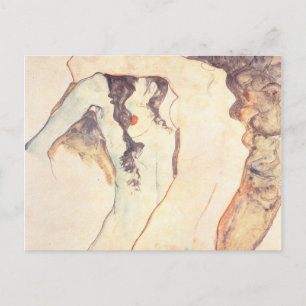 Carte Postale Deux Women Embracing Egon Schile