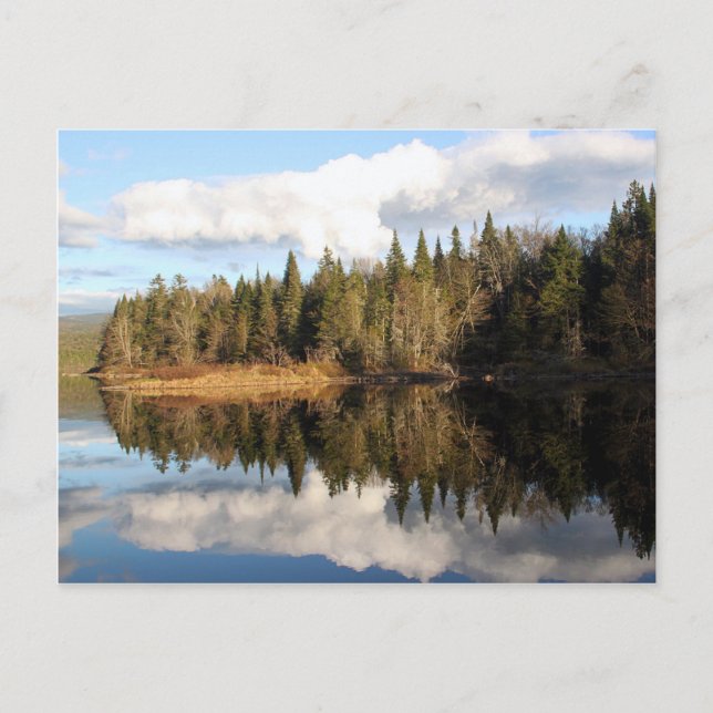 Carte Postale Deuxième lac Connecticut (Devant)