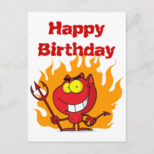 Carte Postale Déviale à la broche avec fourche