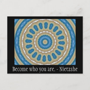 Carte Postale Deviens qui tu es. - Nietzshe