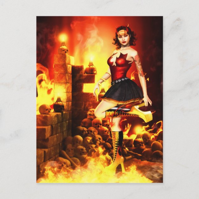 Carte postale Devilish Glamor (Devant)