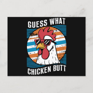 Carte Postale Devinez Ce Beurre De Poulet Drôle Amateurs De Poul