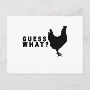 Carte Postale Devinez Ce Poulet Butt T Chemise.png