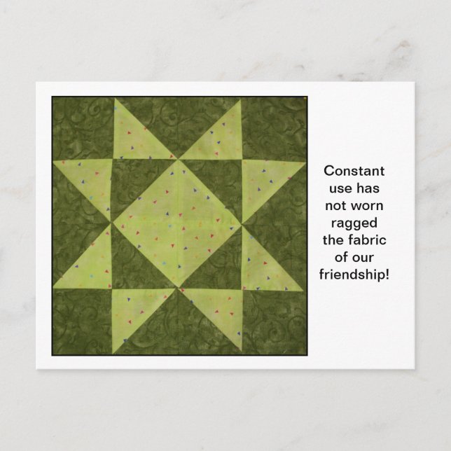 Carte postale Devis bloc surface (Devant)