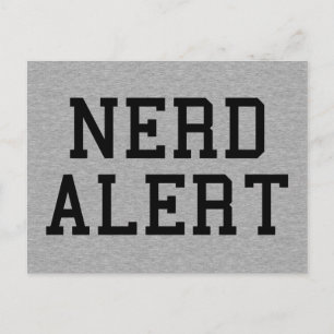 Carte Postale Devis drôle d'alerte nerd