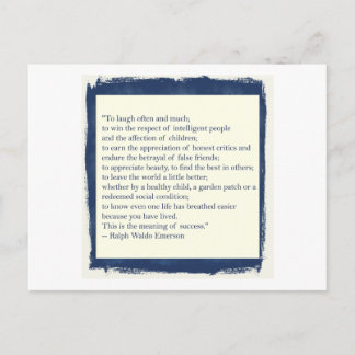 Carte Postale Devis Emerson