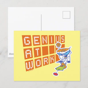 Carte Postale Dexter "Genius At Work"