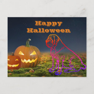 Carte postale d'Halloween