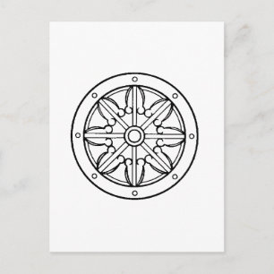Carte Postale Dharma Wheel