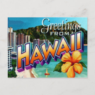Carte postale d'Hawaii