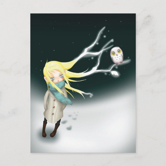 Carte postale d'hiver de G (Devant)