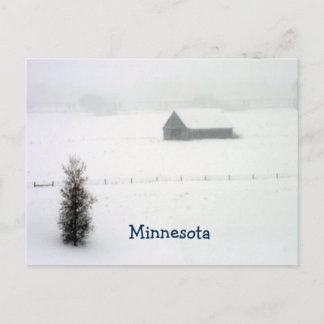 Carte postale d'hiver du Minnesota
