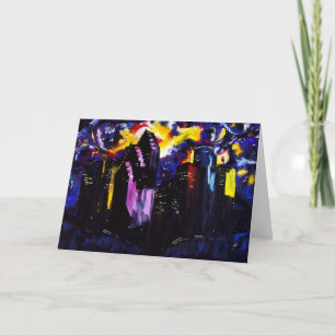 Carte postale d'horizon de Houston