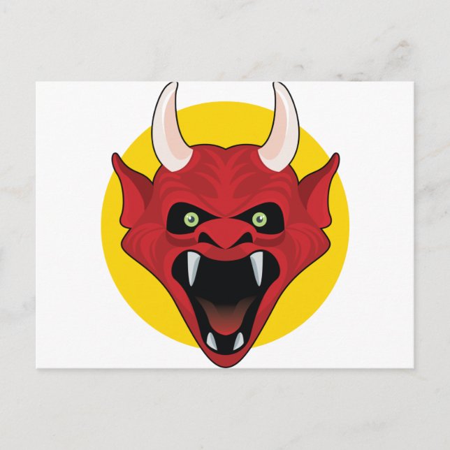 Carte Postale Diable (Devant)