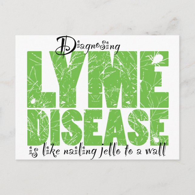 Carte Postale Diagnostic de la maladie de Lyme (Devant)