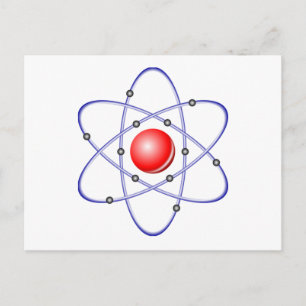 Carte Postale Diagramme d'atmosphère scientifique