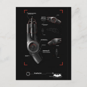 Carte Postale Diagramme d'un pistolet