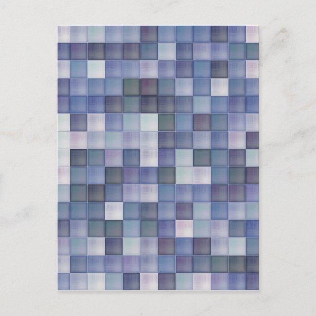 Carte Postale Diamants bleus (Devant)