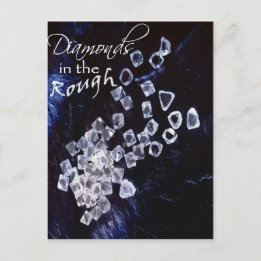 Carte Postale Diamants dans le brut