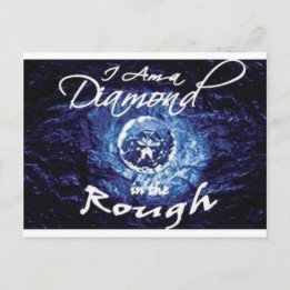Carte Postale Diamants dans le brut