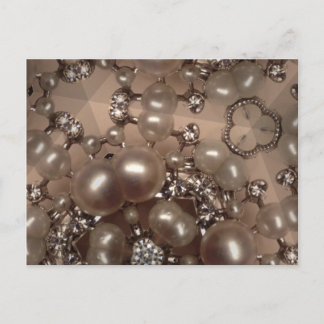 Carte Postale Diamants et perles