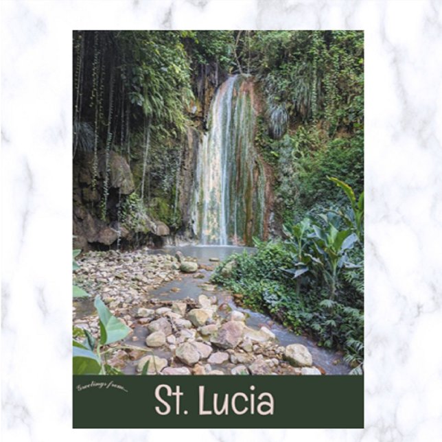 Carte Postale Diamond Botanical Gardens St Lucia (Créateur téléchargé)