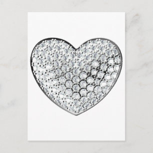 Carte Postale Diamond Heart