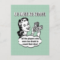 Dice Drôle - Je voudrais remercier