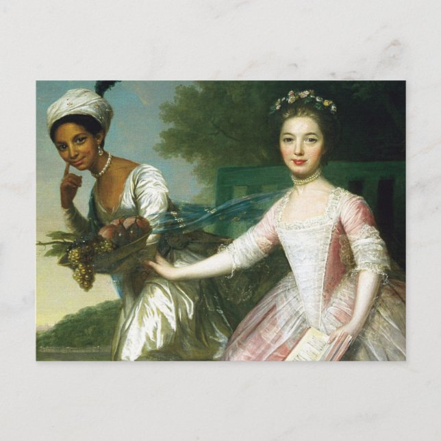 Carte Postale Dido Elizabeth Belle et Lady Murray (Devant)