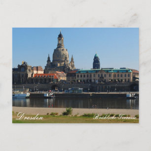 Carte Postale Die Brühlsche Terrasse à Dresden