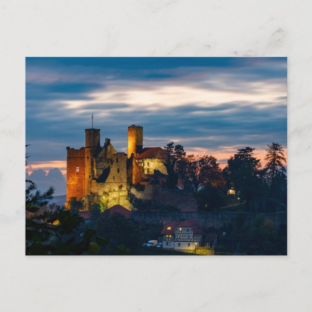 Carte Postale Die Burgruine Hanstein bei Witzenhausen (Devant)