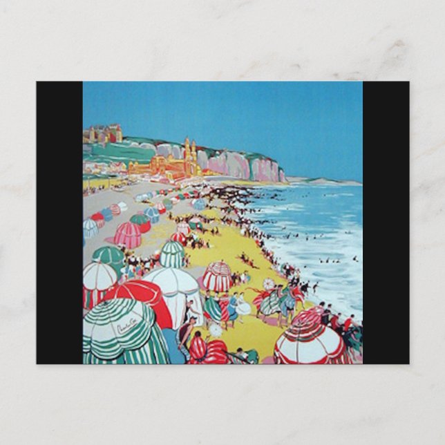 Carte Postale Dieppe vintage (Devant)