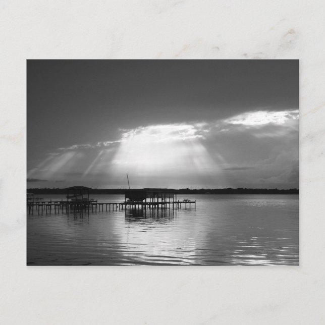 Carte Postale Dieu A Laissé Une Lumière Sur Vous (Devant)