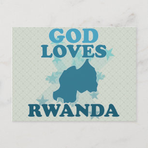 Carte Postale Dieu aime le Rwanda